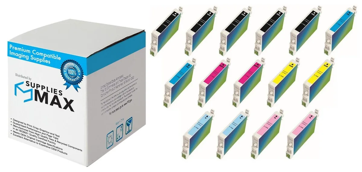 SuppliesMax SuppliesMax Inkjet Combo Pack T048120-5B2CS 5BK/2CMYLC/LM — product photo