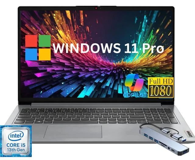 Lenovo Lenovo IdeaPad 1i business laptop 15.6" FHD i5-1335U 12GB 1TB NVMe Windows 11 Pro Gray — product photo