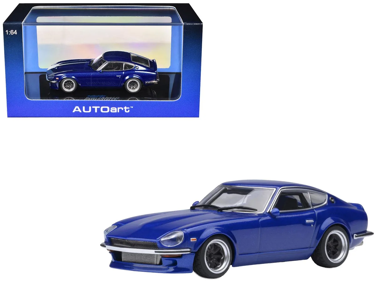 Autoart Autoart Nissan Fairlady Z RHD "Akuma No Z" Blue Metallic 1/64 Hobby Collectible — product photo