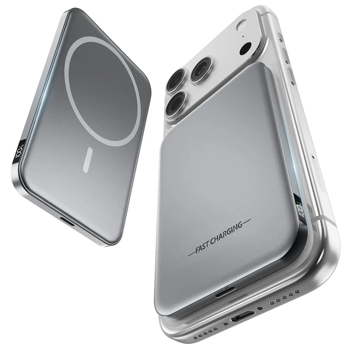 No Sew No Sew ST-338 5000mAh power bank Titanium Gray — product photo