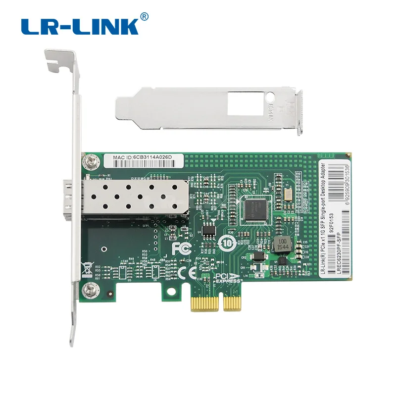 LR-LINK LR-LINK LREC6230PF-SFP network card Intel I210 SFP — product photo