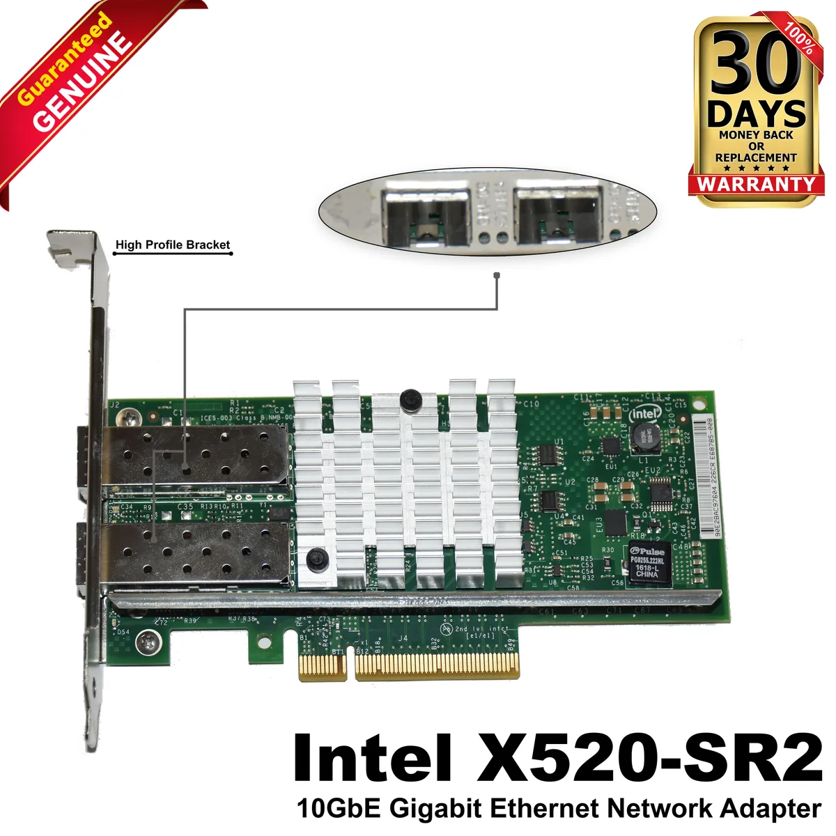 Intel Intel X520-SR2 10GbE Dual SFP+ Network Adapter — product photo