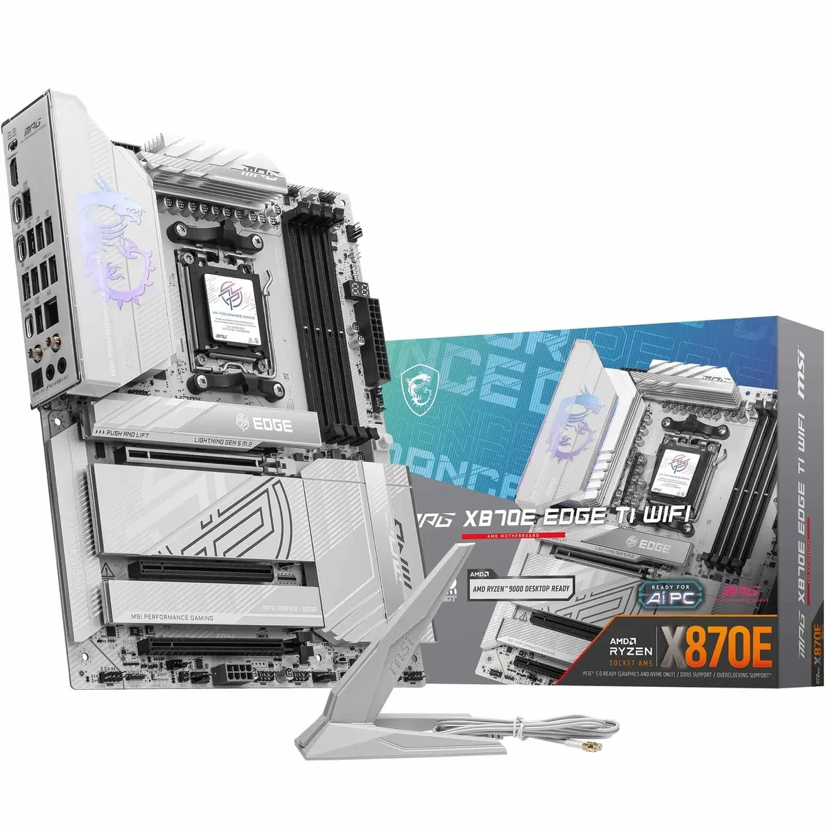 MSI MSI MPG X870E Edge TI WiFi Motherboard 2 in 1 accessory — product photo
