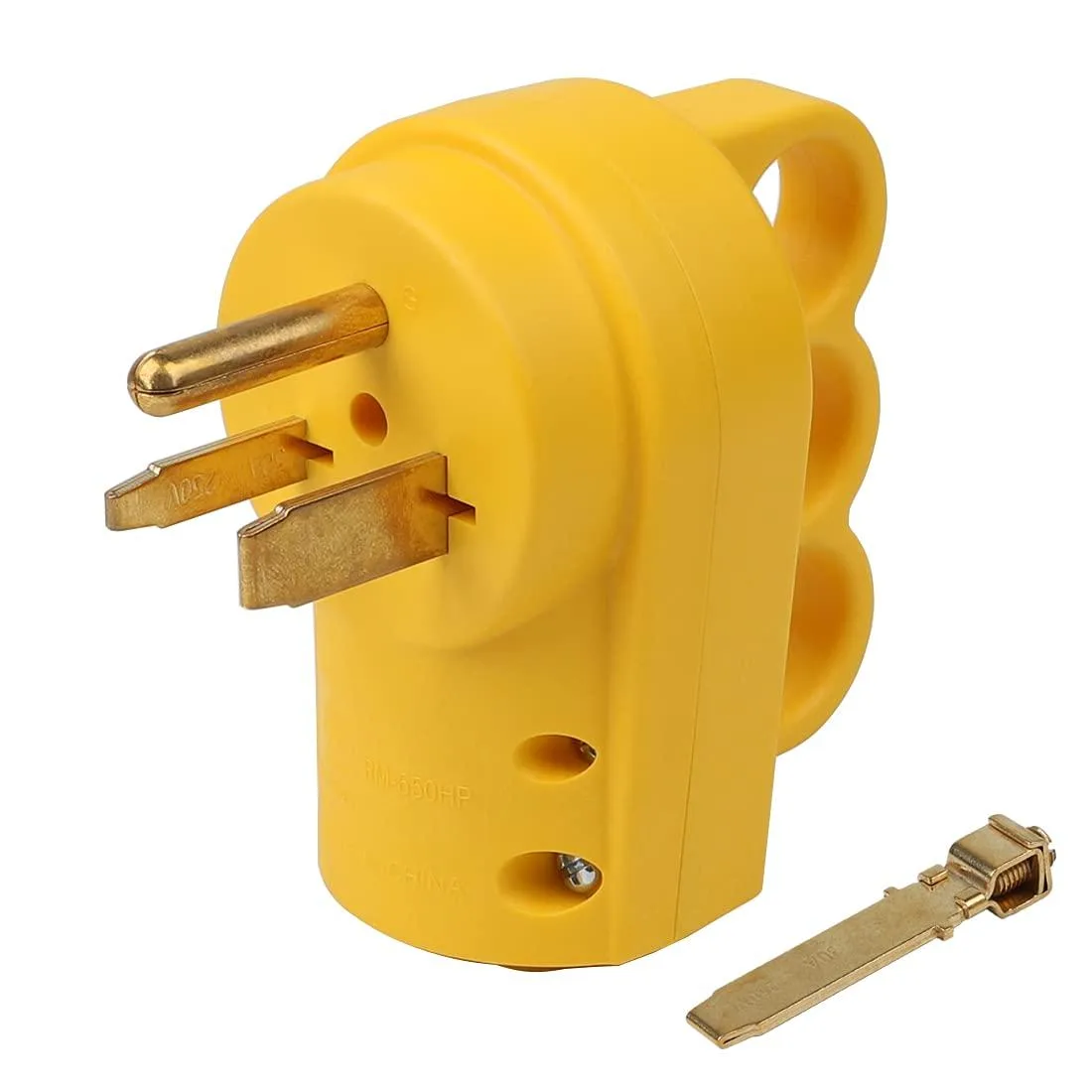 LORDWORLD LORDWORLD NEMA 6-30P/6-50P 30A/50A 250V Welder Plug with Extra Terminal — product photo