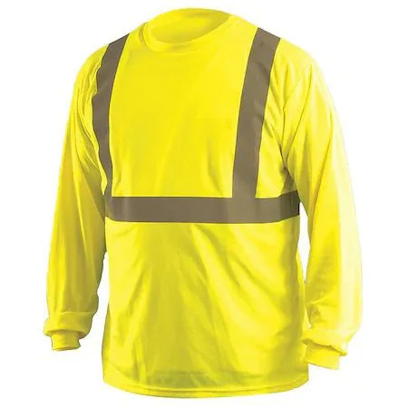 Occunomix Occunomix LUX-LSET2B-YS Long Sleeve T-Shirt S ANSI Class 2 personal protective equipment — product photo