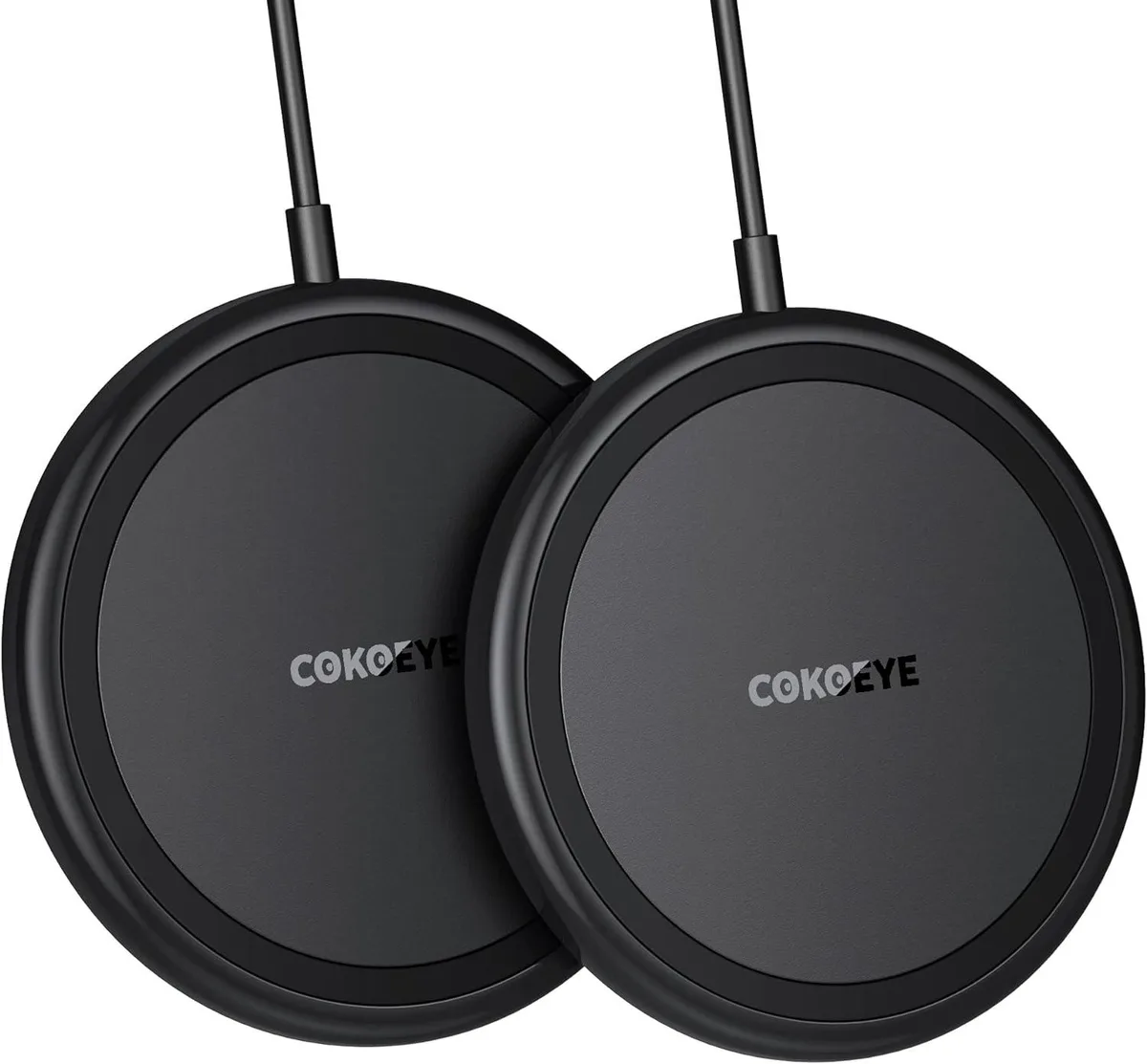 PISKEKAT PISKEKAT Wireless Charger 2-Pack 10W Black — product photo