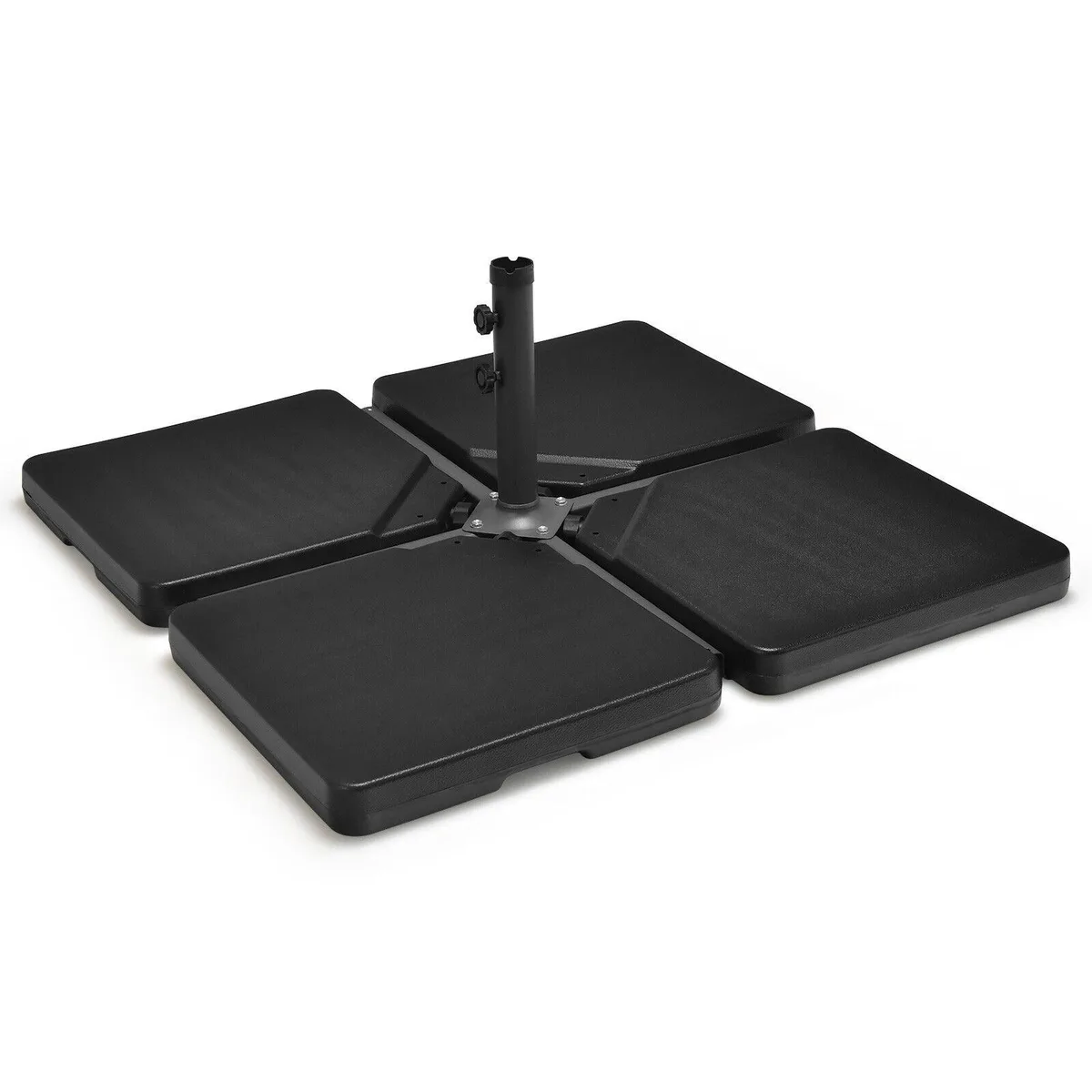 SlickBlue SlickBlue 4-Piece 13L Cantilever Umbrella Base Black — product photo