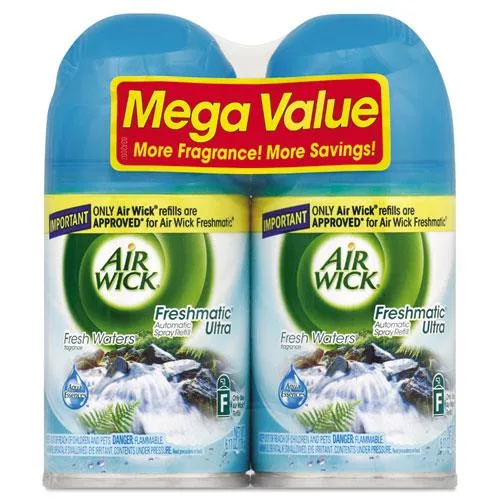 Reckitt Benckiser Reckitt Benckiser 82093 FreshMatic Ultra Spray Refill Fresh Waters 6.17oz Aerosol home accent — product photo