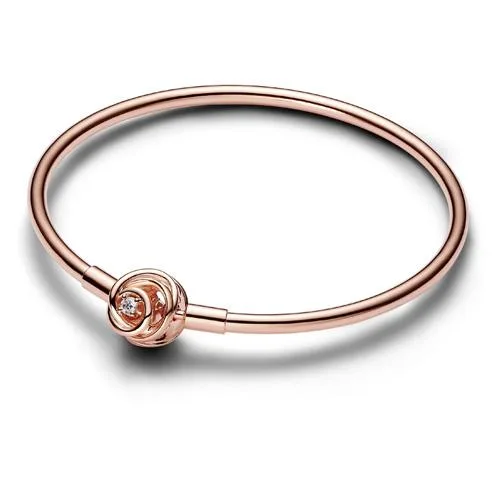 PANDORA PANDORA Moments Encircled Clasp Bangle 14-18 charms — product photo