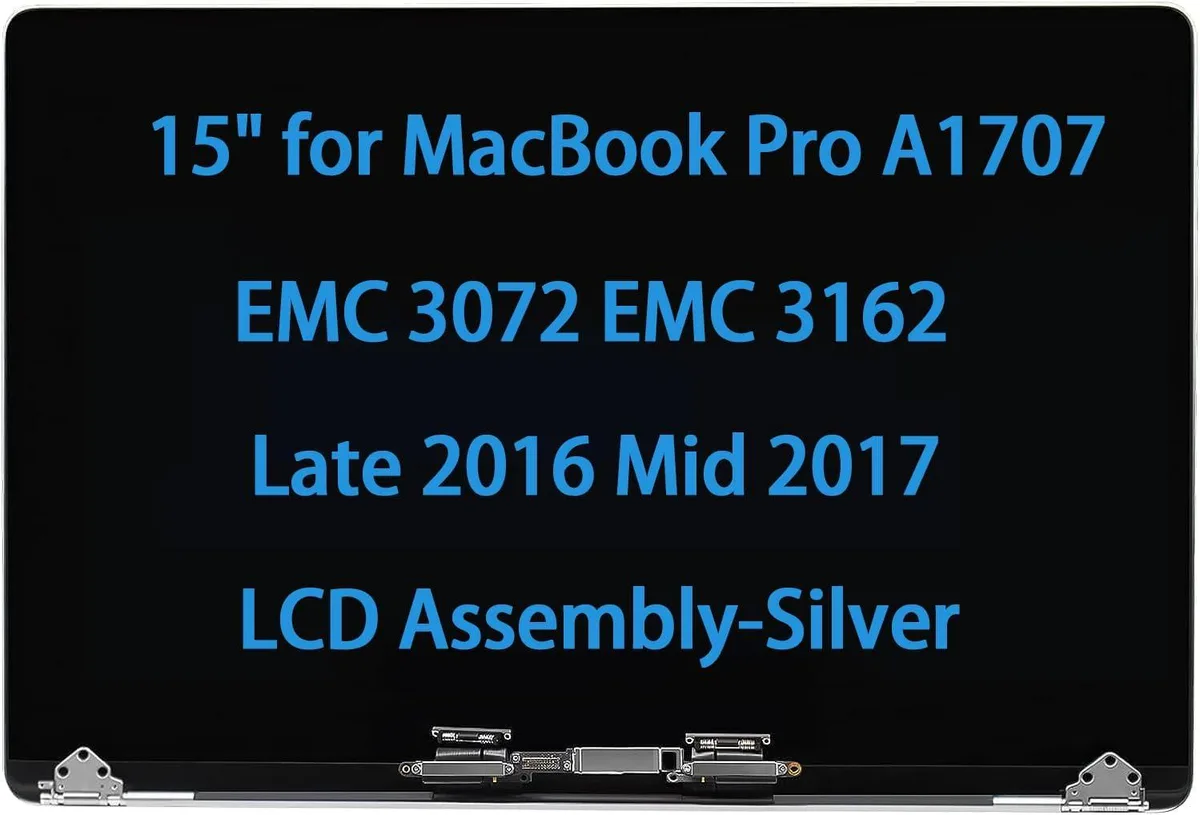 NUOLAISUN NUOLAISUN 15" LCD Screen for MacBook Pro A1707 EMC 3072 3162 661-06375 661-08030 Silver — product photo