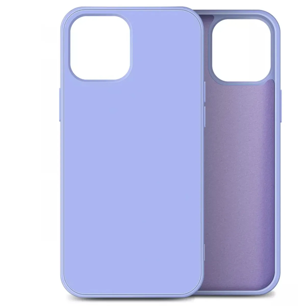 Ice Ice iPhone 14 Pro Max Case Light Purple Silicone TPU — product photo