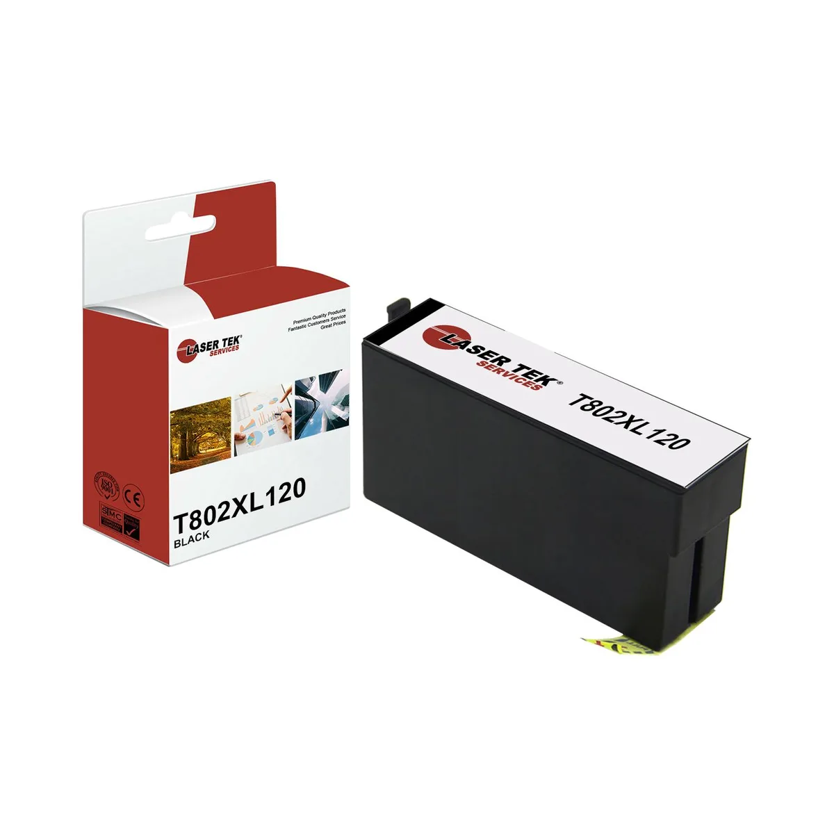 Laser Tek Services Laser Tek Services T802XL120 (BK) Black Ink Cartridge 900 Pages — product photo