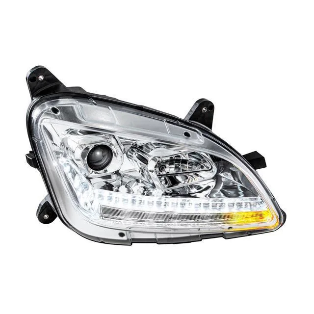 United Pacific Industries United Pacific 35780 Chrome Headlight LED Sequential Turn DRL 2011+ Peterbilt 579/587 Passenger — product photo