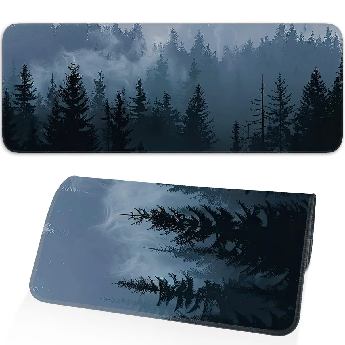 KEHIPI KEHIPI Misty Forest Mouse Pad 31.5 x 11.8 Inch — product photo