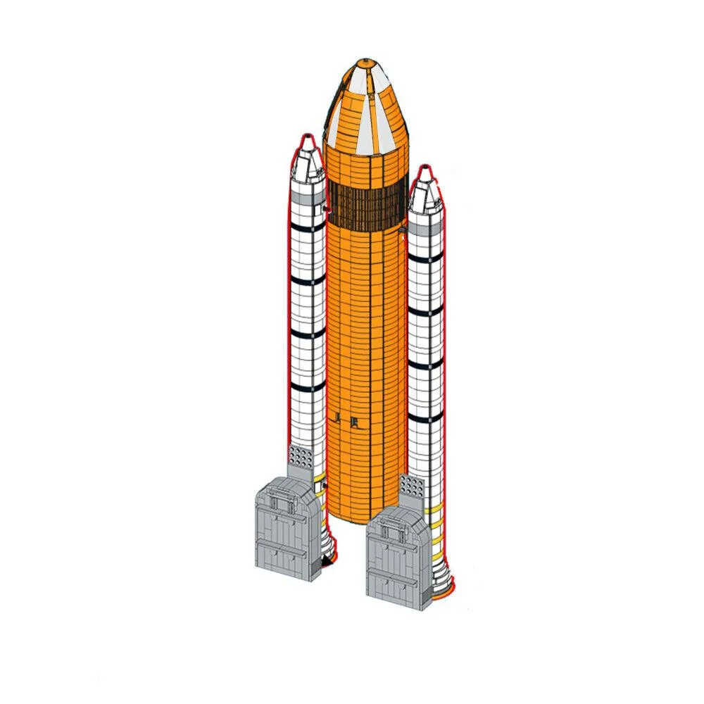 ZITIANYOUBUILD ZITIANYOUBUILD Space Shuttle Discovery 10283 Upgrade Tank Booster Building Set — product photo