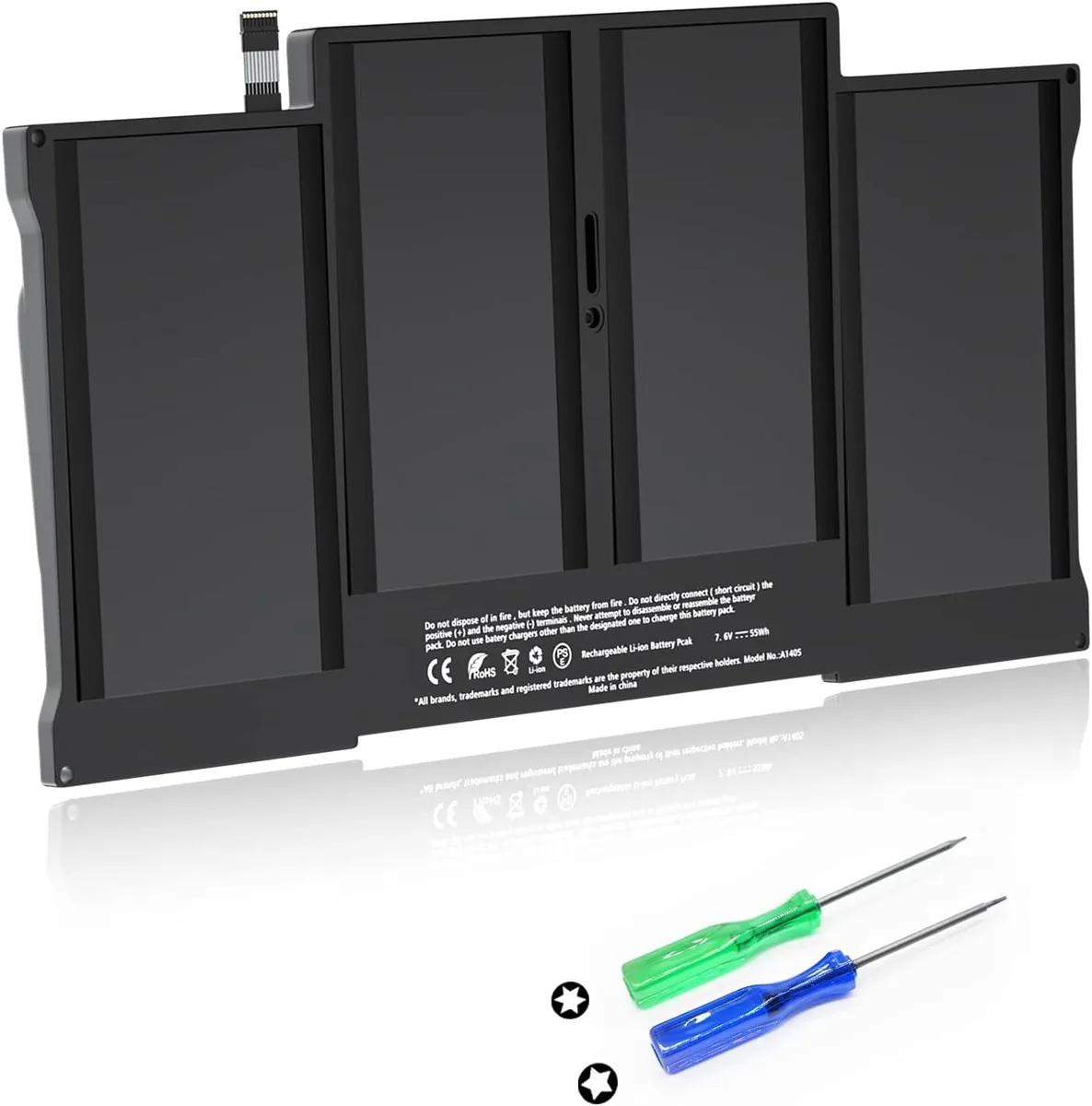 FOCUSTEC FOCUSTEC A1466 13 inch laptop battery 7.6V 55Wh 7200mAh — product photo