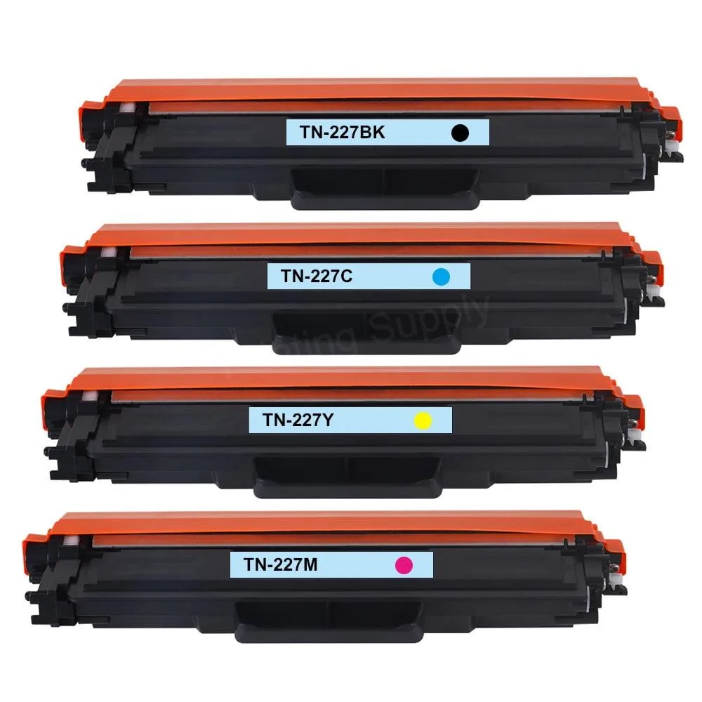 Ninestar Technology Ninestar Technology TN227 4 Pack High Yield Toner Cartridge Black Cyan Yellow Magenta — product photo