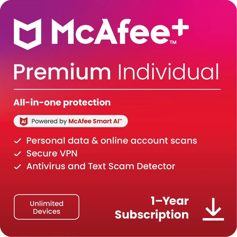 McAfee McAfee MPP51ENGURSTD Academic Software 1 Year Unlimited Devices — product photo