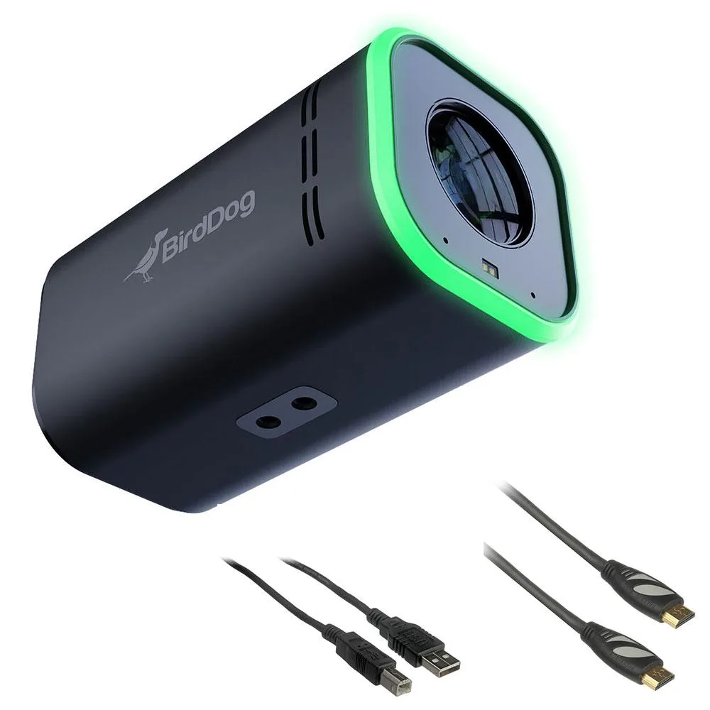 BirdDog BirdDog MAKI Ultra 4K Box Camera 20x Zoom Black Bundle HDMI USB 2.0 Cable — product photo