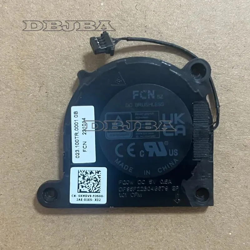 Black laptop CPU cooling fan for Alienware M16 R1 M18 R1