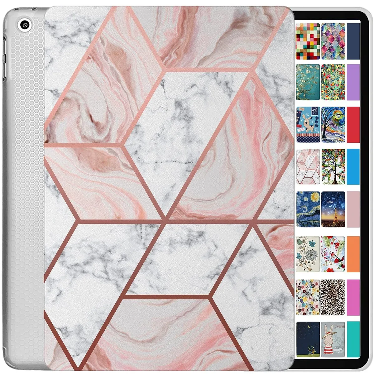 KW-Commerce KW-Commerce iPad Mini 6 8.3 Inch 2021 Case Marble Pink 2 in 1 accessory — product photo