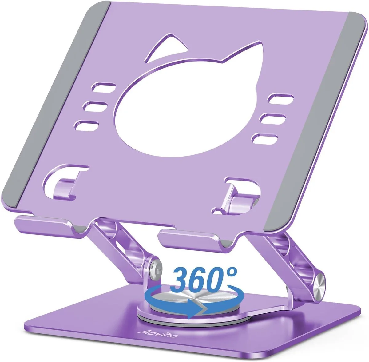 MCHOSE MCHOSE Tablet Stand 360° Rotating Aluminum Holder Purple — product photo