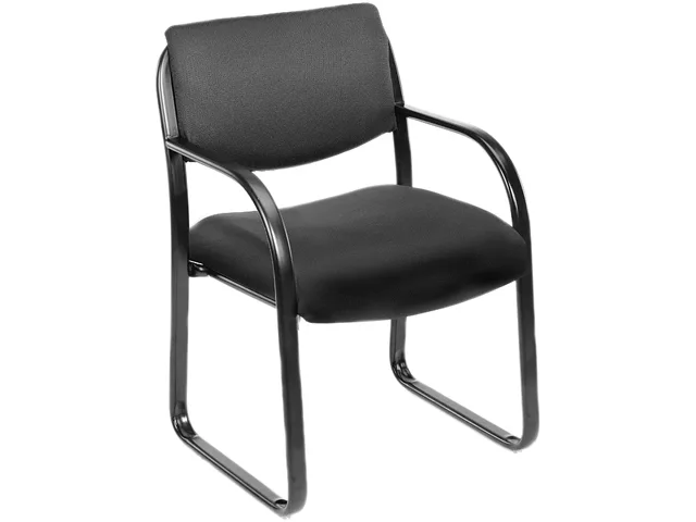 BOSS Office Products BOSS Office Products B9521-BK Guest Chair Black Fabric 275 lb — product photo