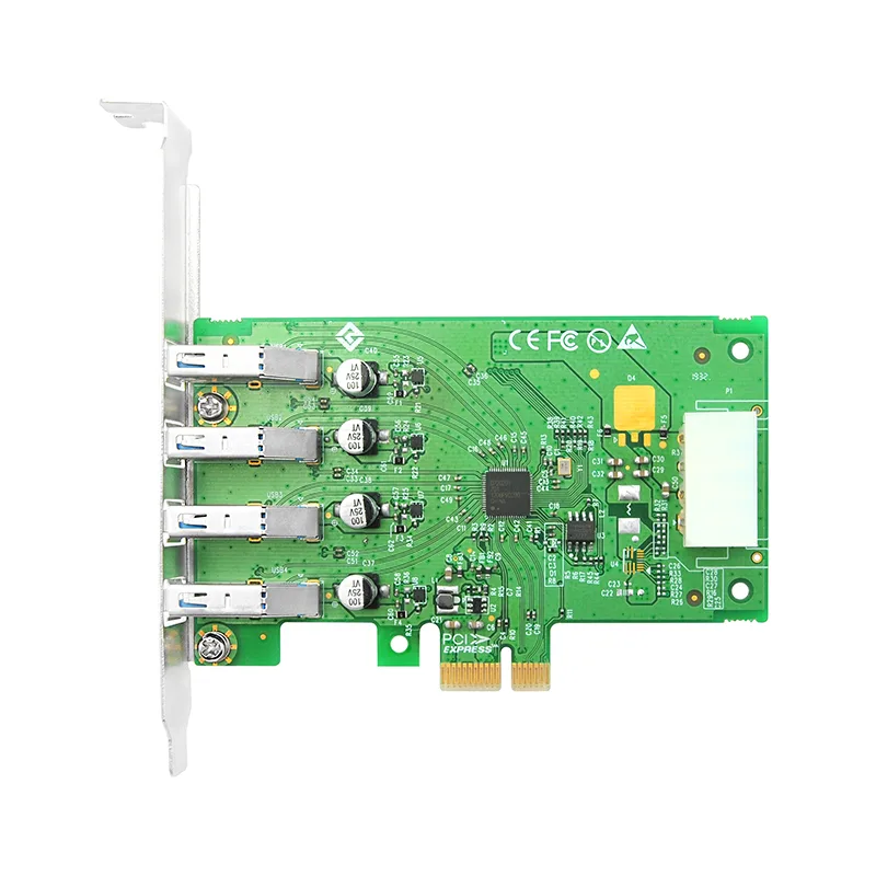 Shenzhen Lianrui Information Technology Shenzhen Lianrui Information Technology LRSU9A71-4A 4 Port PCIe x1 USB 3.0 5Gb/s Expansion Card — product photo