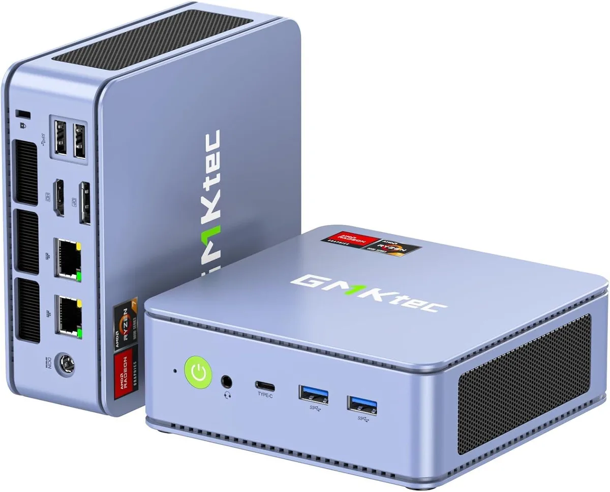 GMKtec GMKtec M5 Ultra Blue barebone mini PC Ryzen 7 7730U 32GB 512GB — product photo