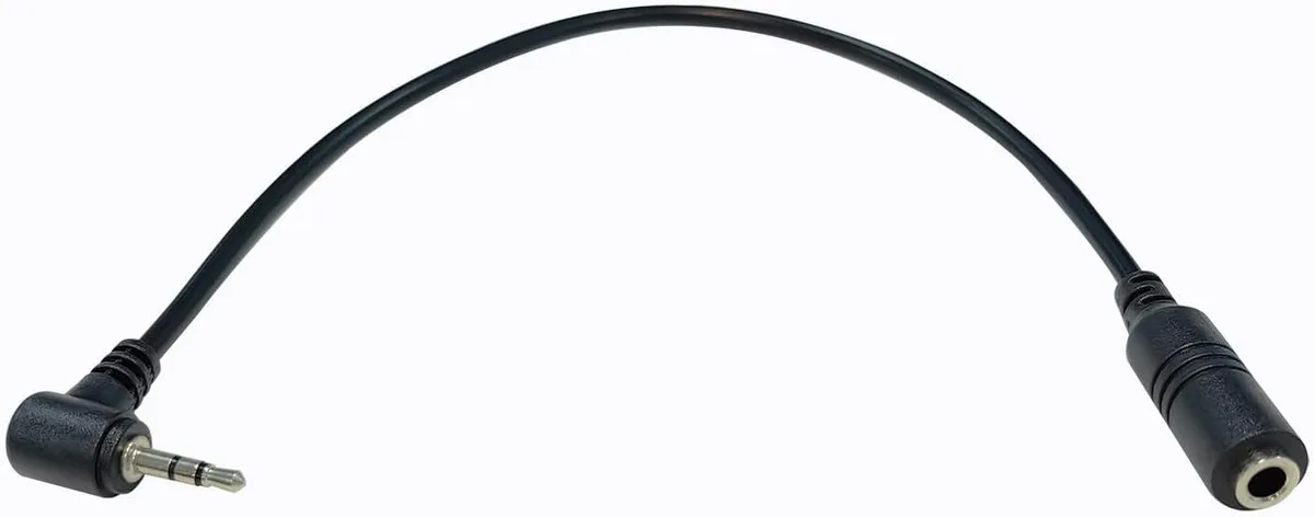 JPWEB JPWEB 3.5mm Female to 2.5mm Male Adapter Cable 20 cm — product photo