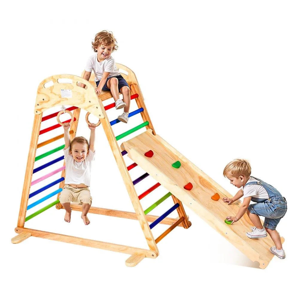 VEVOR VEVOR 4-in-1 Indoor Playground Jungle Gym ZF-LM-006 120 cm Slide 220 lbs — product photo