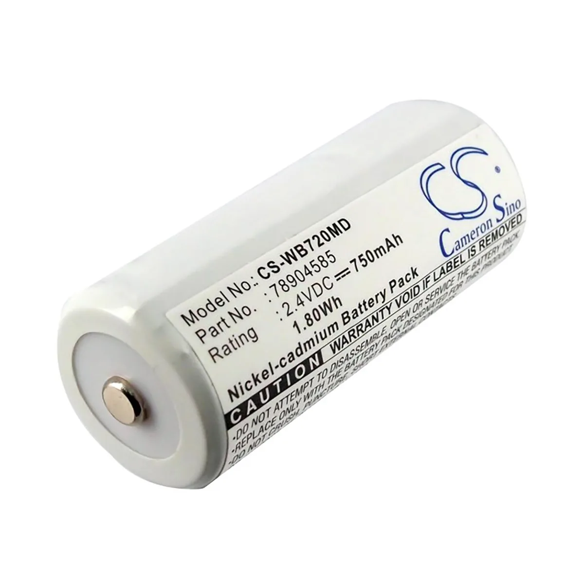 Cameron &amp; Co Cameron &amp; Co DS-CS-WB720MD Ni-CD 2.4V .75 Ah White — product photo