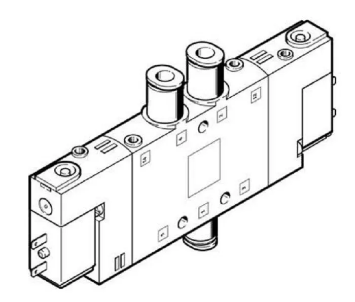 Festo Festo CPE14-M1BH-5J-QS-6 Solenoid Valve 14mm 196907 — product photo