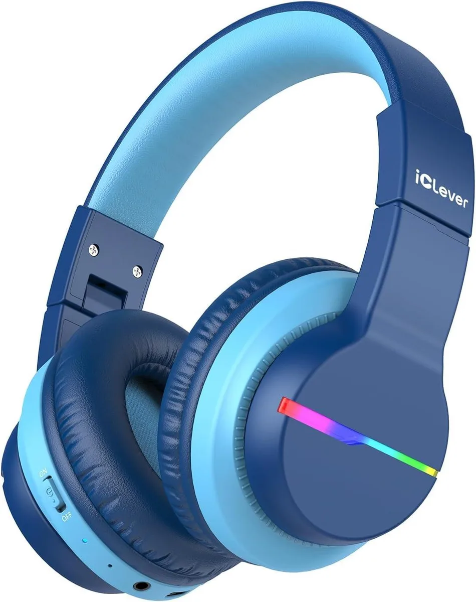  jWIN BTH12-Blue Kids Bluetooth 5.2 Headphones 74/85dBA 85H Blue — product photo