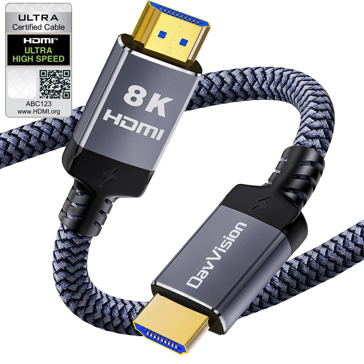 Keyence Keyence HDMI 2.1 Cable ARC 6.6FT Grey audio video converter — product photo