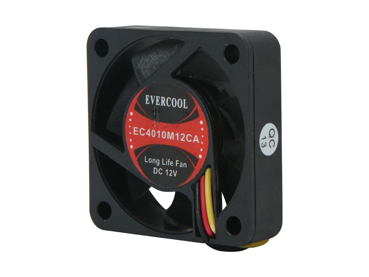 EVERCOOL THERMAL CORP. LTD EVERCOOL THERMAL CORP. LTD FAN-EC4010M12CA 40mm case fan 5000 RPM 5.22 CFM ball bearing  — product photo