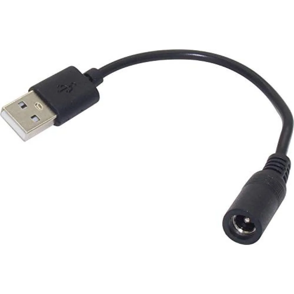 Japanese Import Japanese Import USB-A male to DC jack female 5.5 mm 2.1 mm 15 cm — product photo