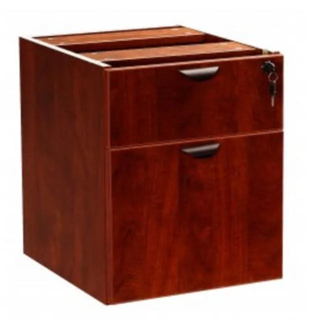 BOSS Office Products BOSS Office Products N108-M 2 Hanging Pedestal 16x18x19 Mahogany office furniture — product photo