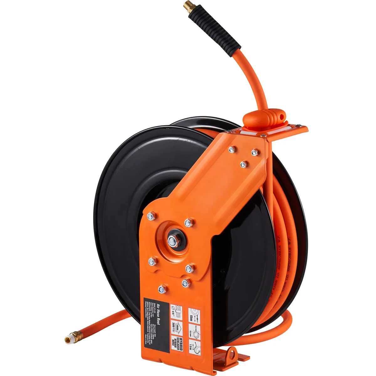 VEVOR VEVOR NT-A15 Retractable Air Hose Reel 3/8 in x 50 ft 300 PSI — product photo