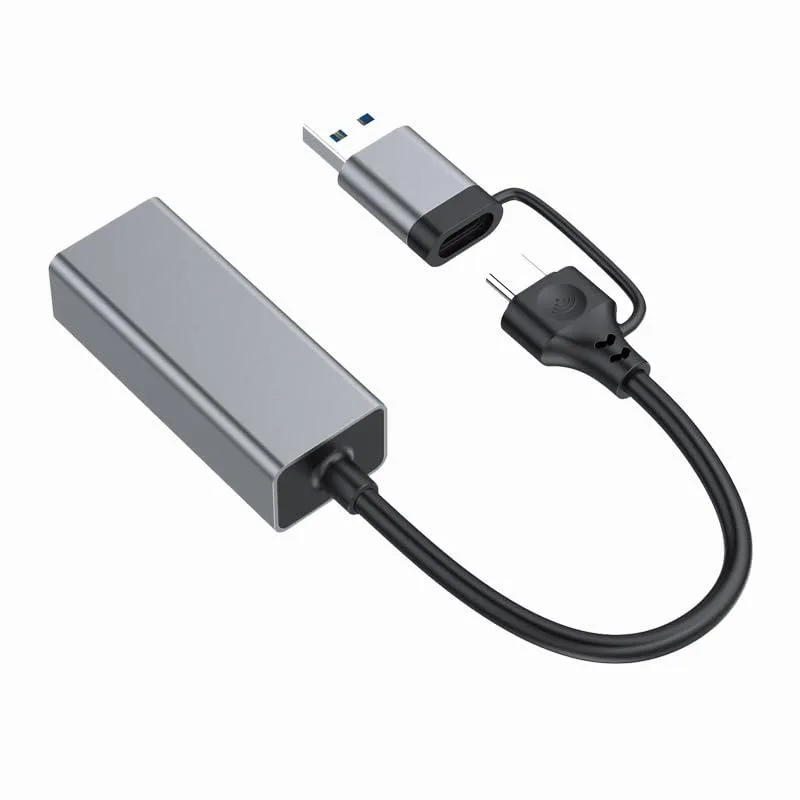 C&amp;N C&amp;N 2.5G USB3.1 Ethernet Adapter Grey — product photo