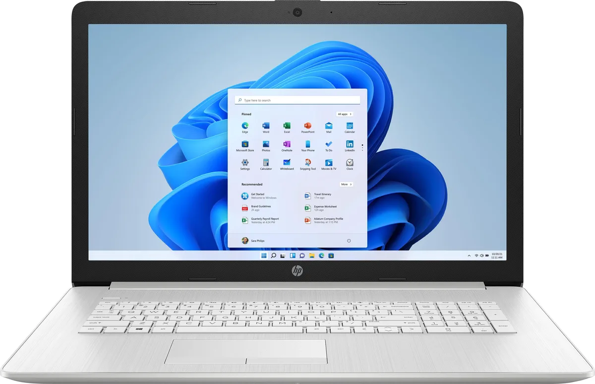 HP HP 17.3" Laptop i3-1115G4 8GB 256GB SSD Silver — product photo