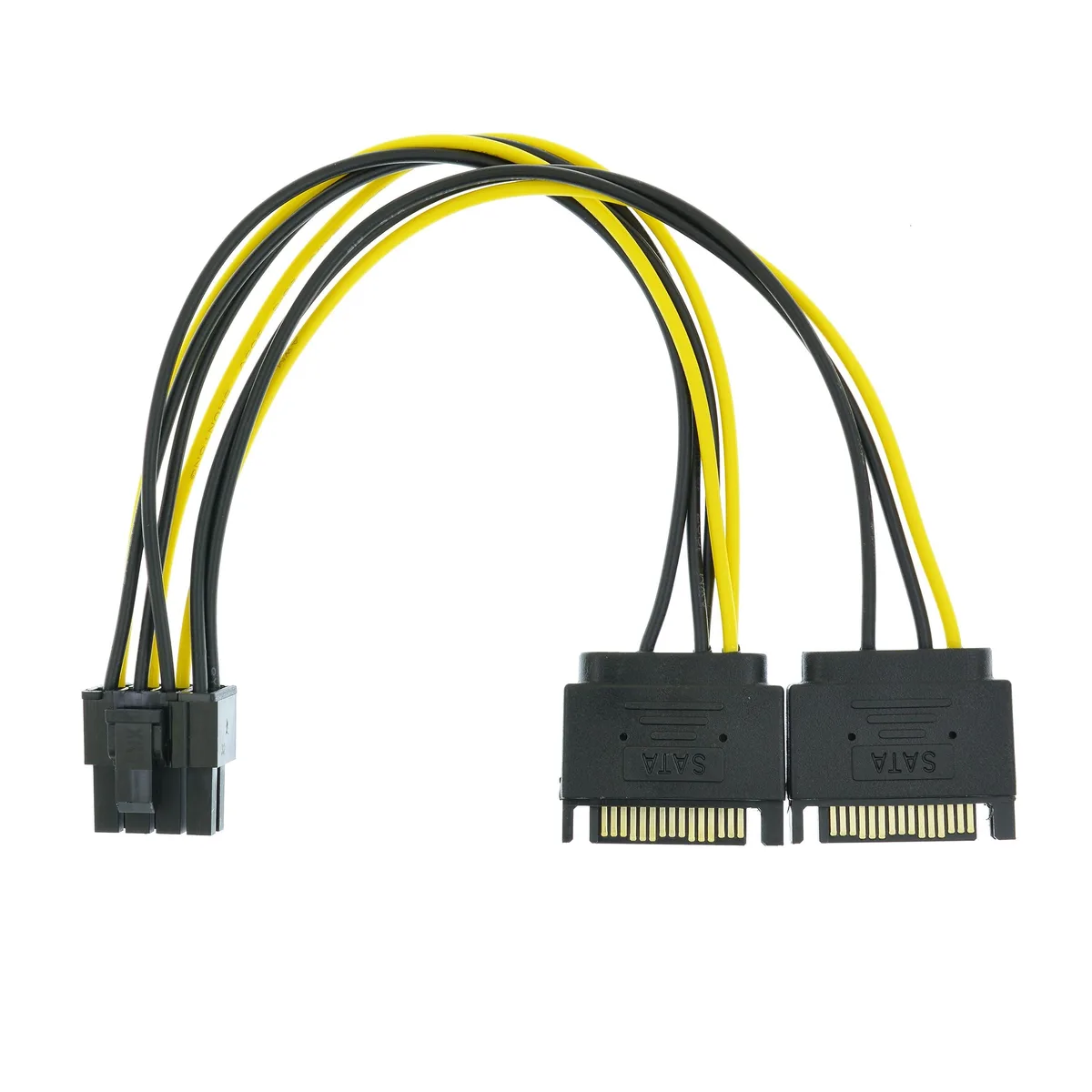 Vszerda Vszerda Dual SATA to 8 Pin (6+2 Pin) GPU Power Cable 22cm — product photo