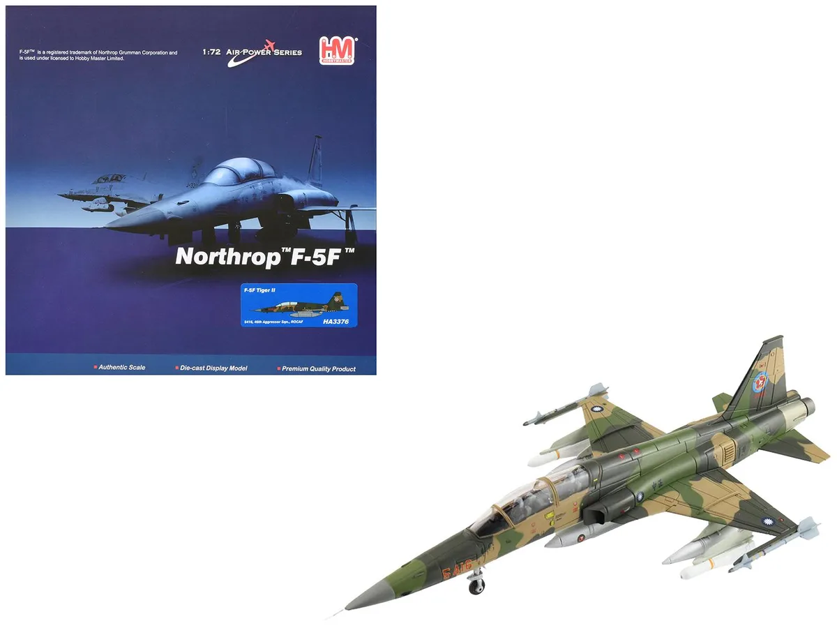 Hobby Master Hobby Master Northrop F-5F Tiger II 46th Aggressor Squadron 1/72 Diecast — product photo