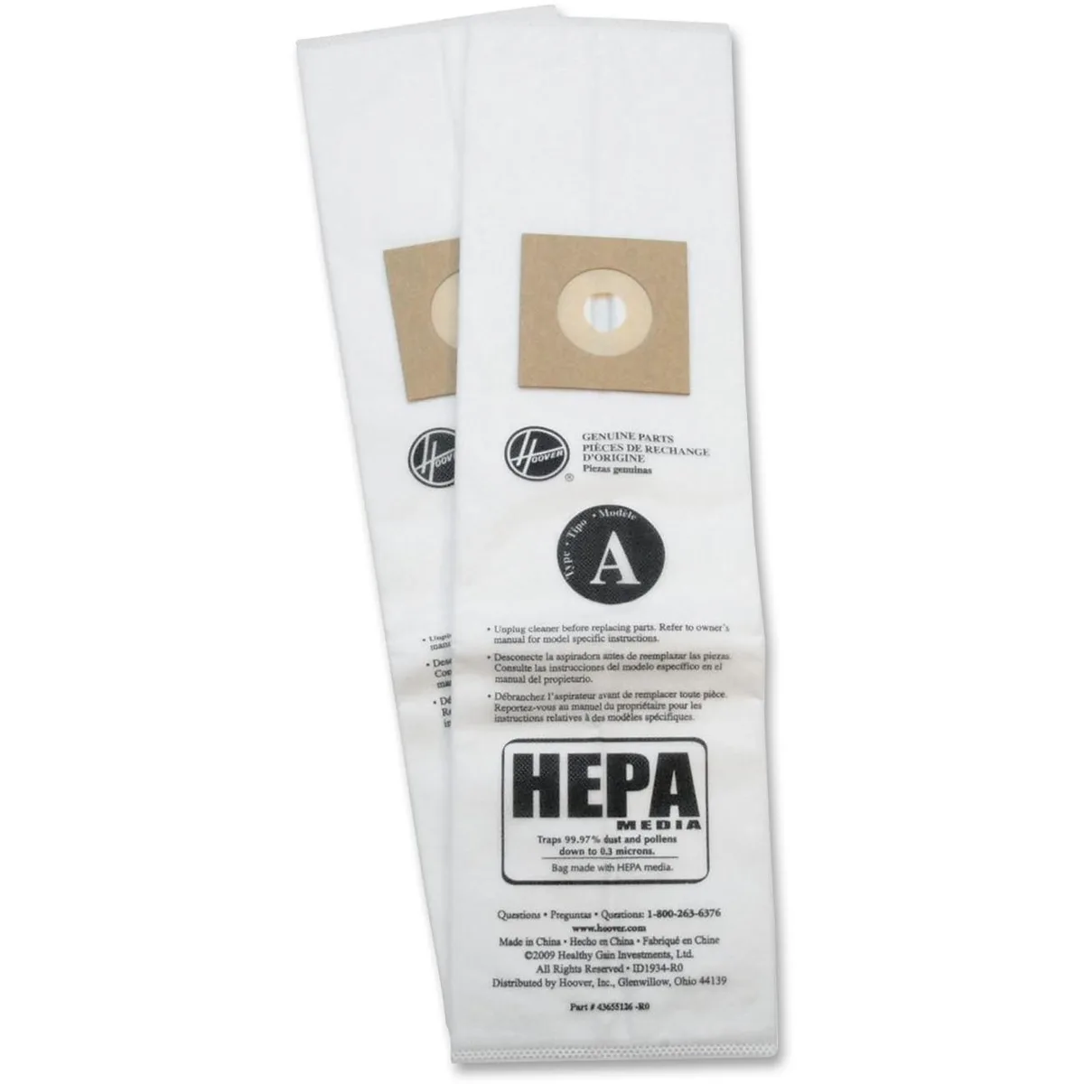 HOOVER HOOVER AH10170 Allergen Vacuum Bags 10 Pack — fotografija proizvoda