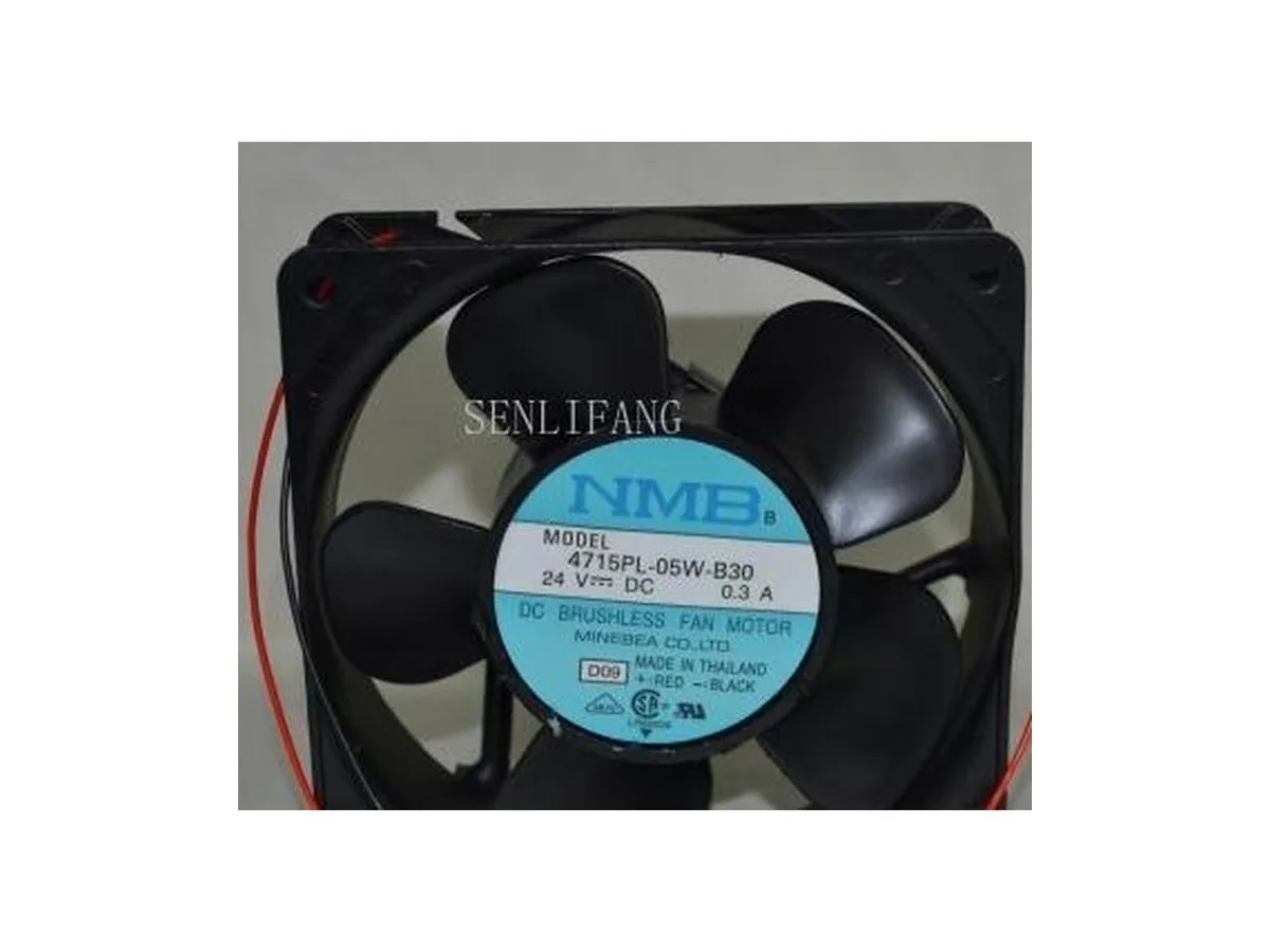 Fans Fans 4715PL-05W-B30 DC24V 0.3A Metal shell case fan — product photo