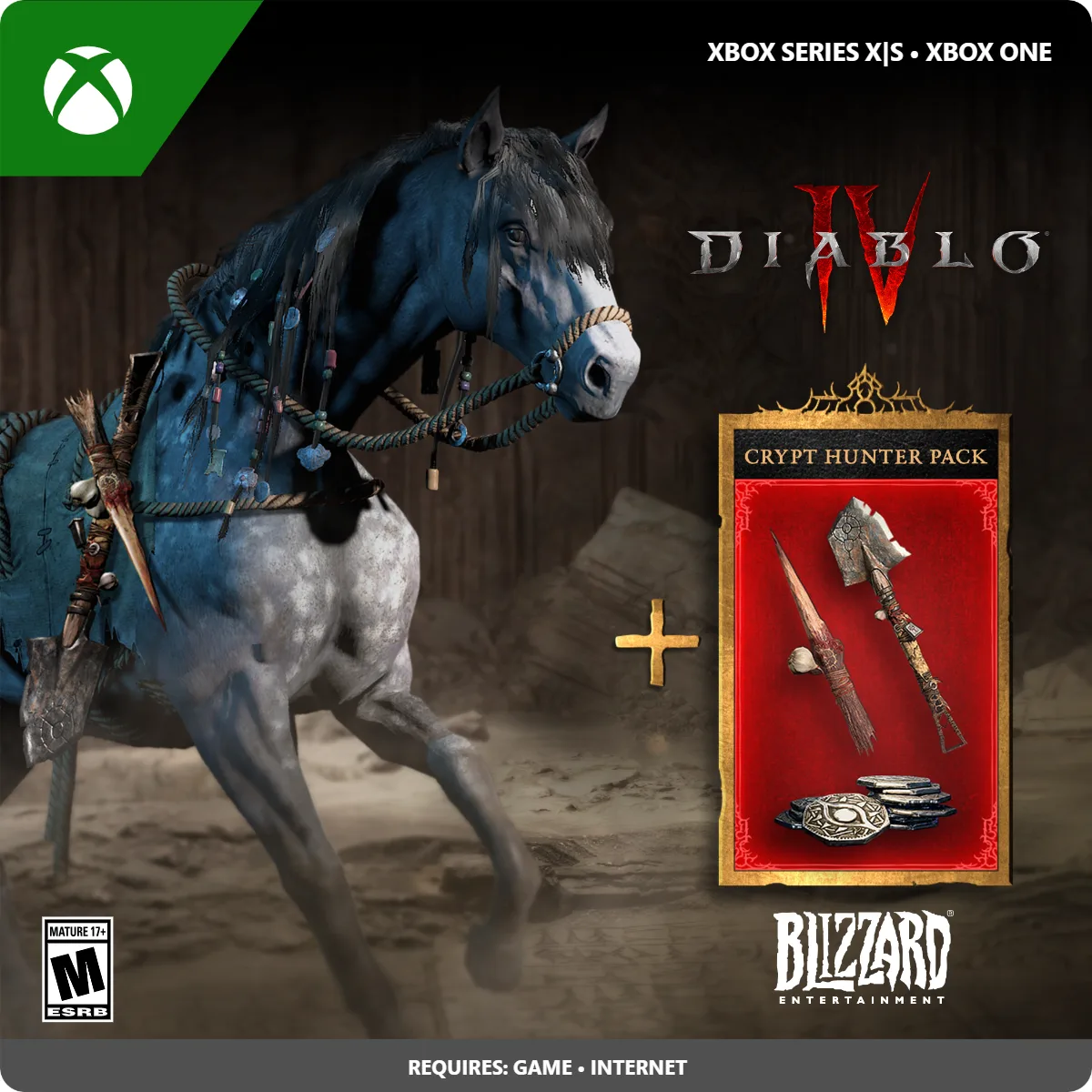 Blizzard Blizzard 7CN-00136 Diablo IV Crypt Hunter Pack downloadable game — product photo