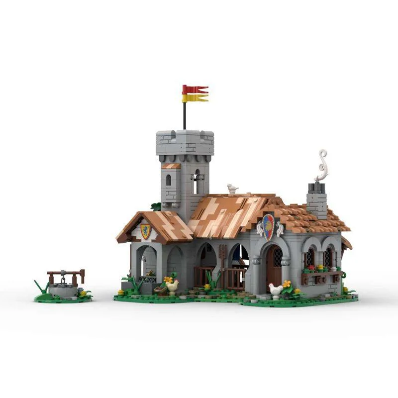 ZITIANYOUBUILD ZITIANYOUBUILD MOC-241328 Lion Knight Royal Stable 1393PCS Building Blocks Set — product photo