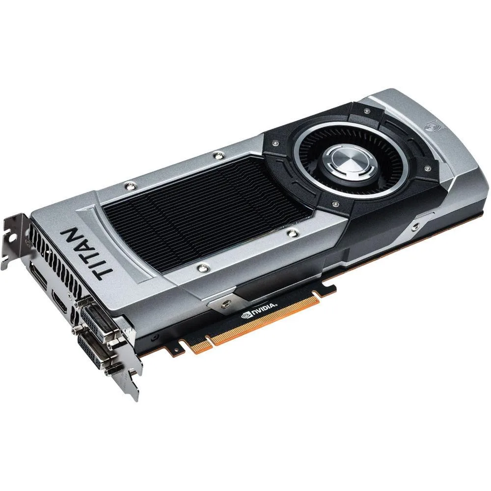EVGA EVGA GeForce GTX TITAN BLACK Superclocked 6GB graphics card — product photo