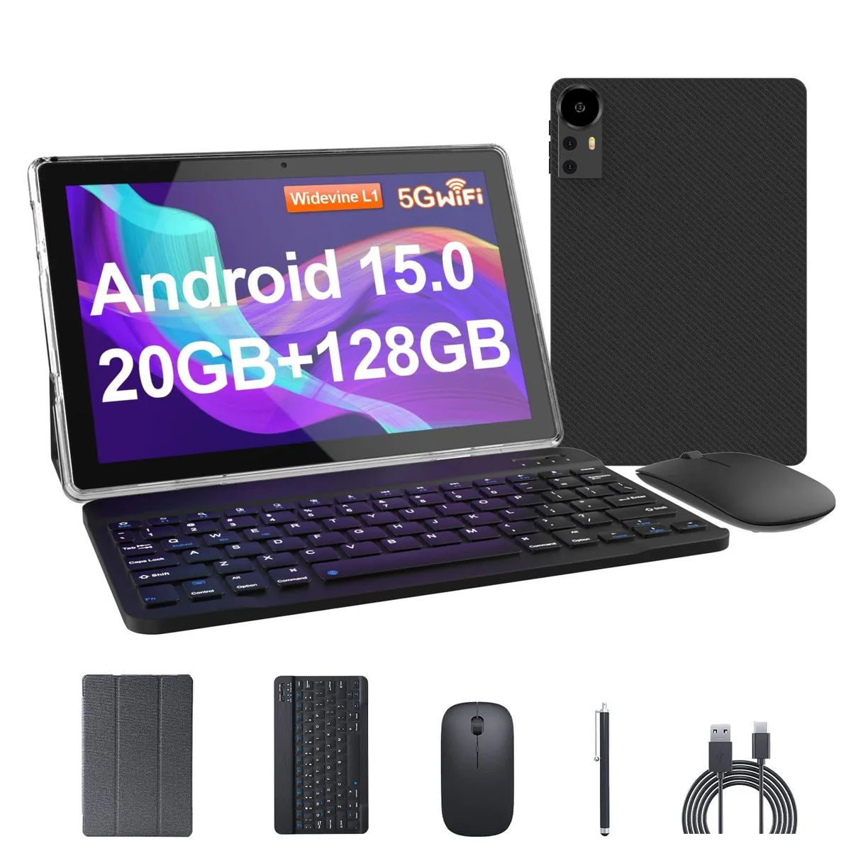 Batianda Batianda Nyxolaria CP31M 10.1 1280x800 128GB 6000mAh Black 2 in 1 accessory — product photo