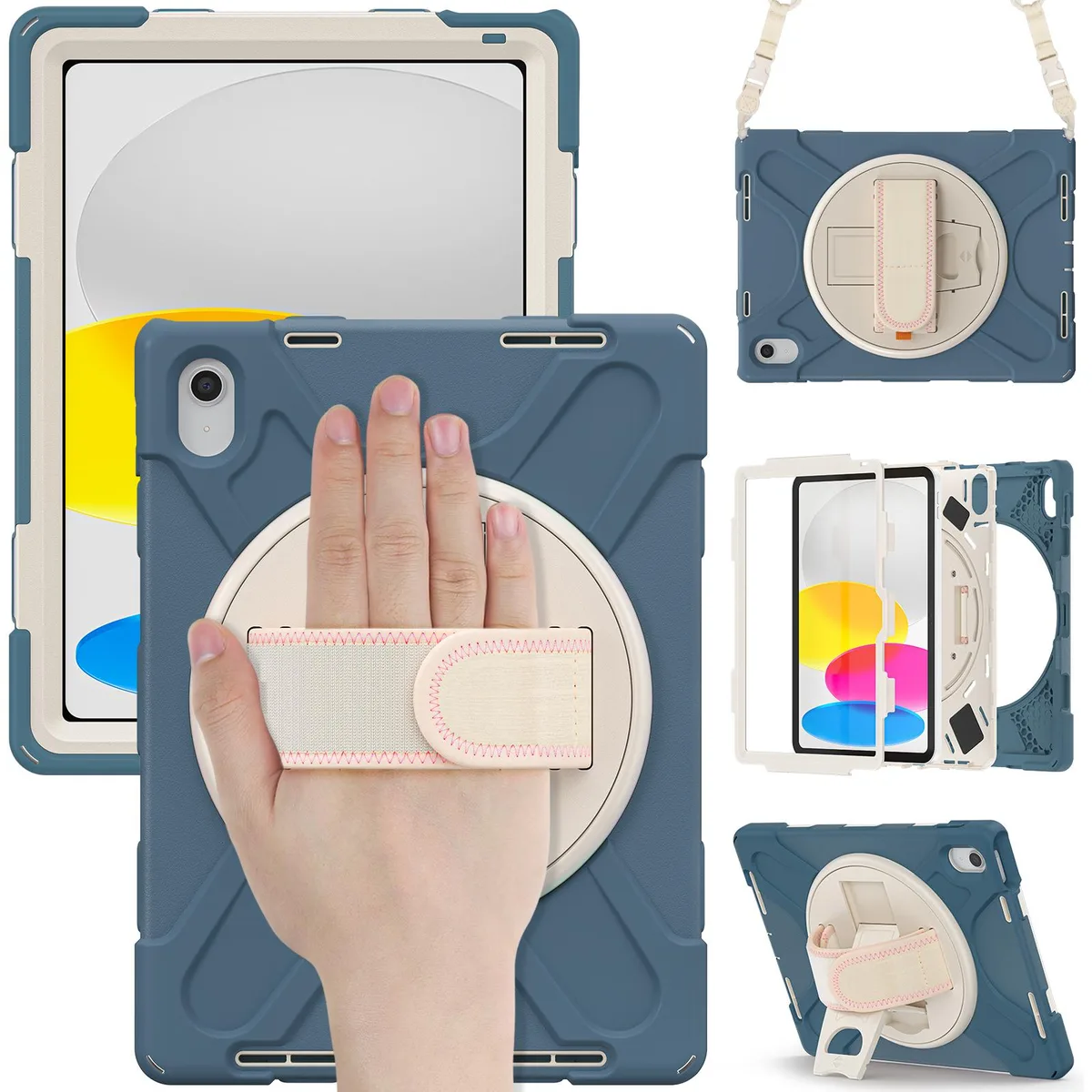 Werleo Werleo A2696 iPad 10.9 inch 2022 case Dark Blue — product photo